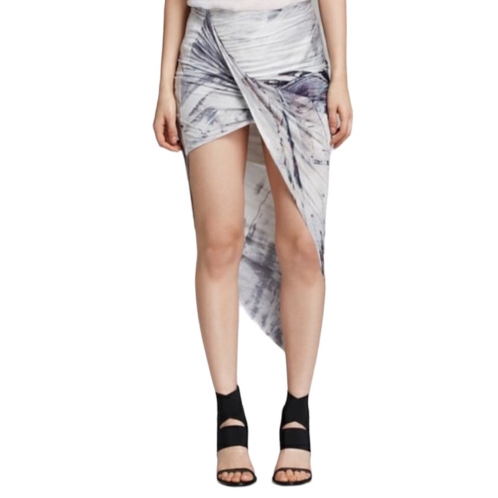 NWT Helmut Lang asymmetric bandage skirt • size P